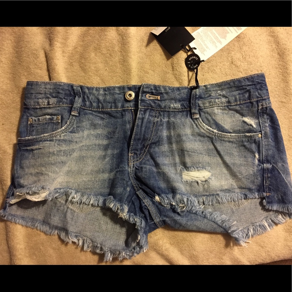 Zara denim shorts